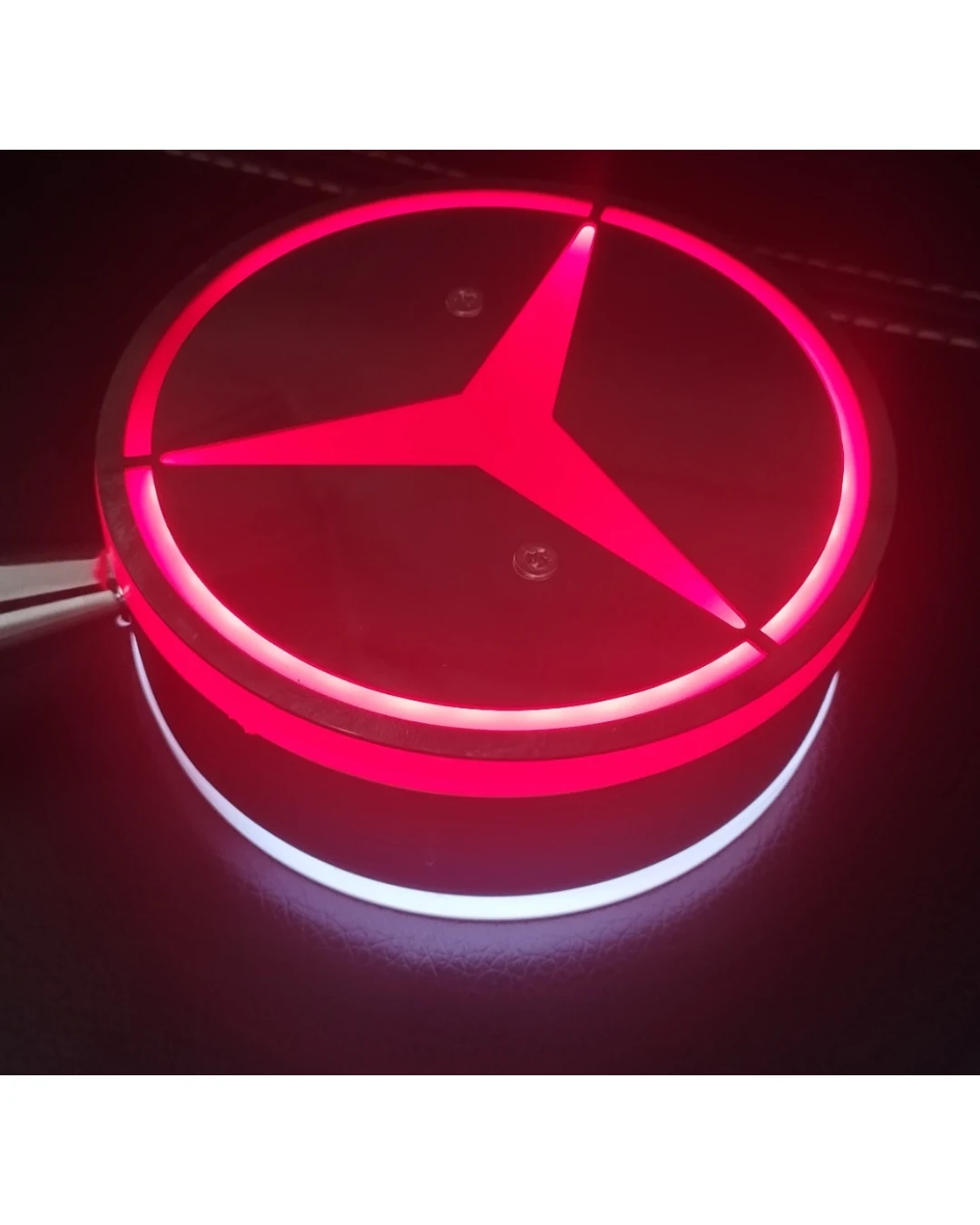 Комплект от 2бр Светодиодни LED Лед Габарити Обеци 24V бяло-червено Mer