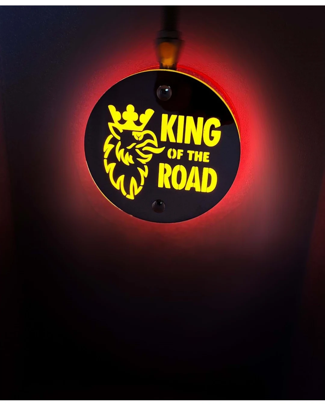 Комплект от 2бр Светодиодни LED Лед Габарити Обеци 24V оранжево-червено King