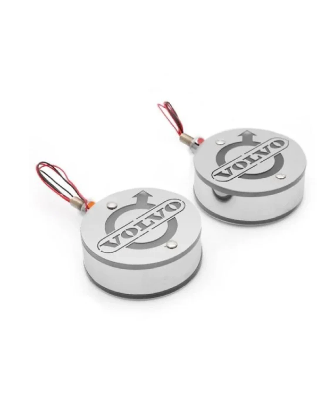 Комплект от 2бр Светодиодни LED Лед Габарити Обеци 24V оранжево-червено VOL