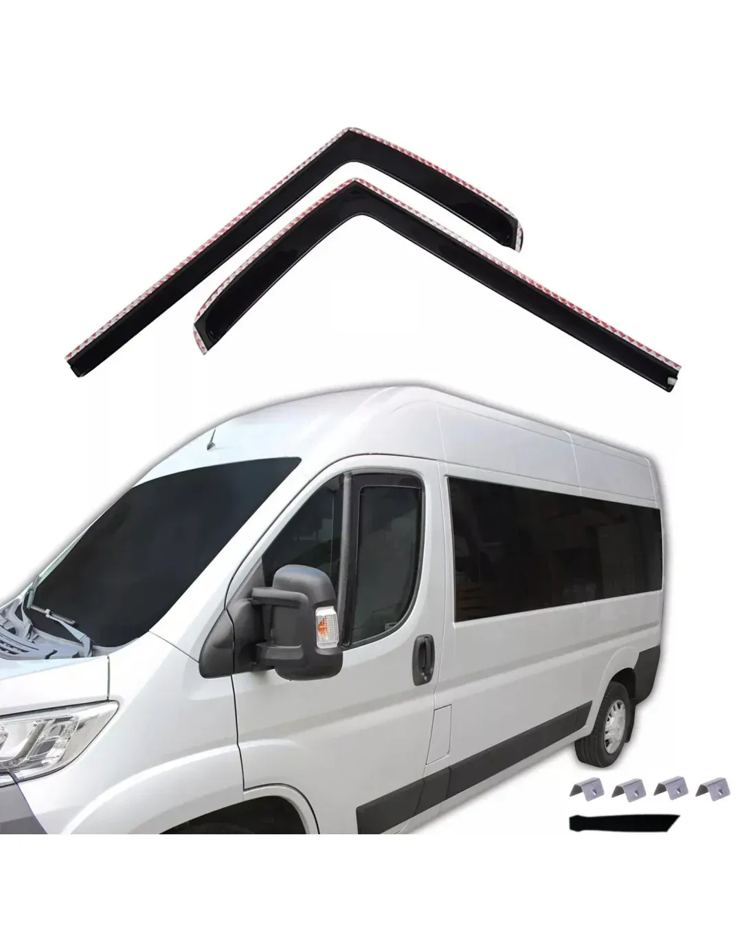 Комплект от 2бр. ветробрани за FIAT Ducato / Peugeot Boxer / Citroen Jumper 3 след 2006 Opel Movano след 2022