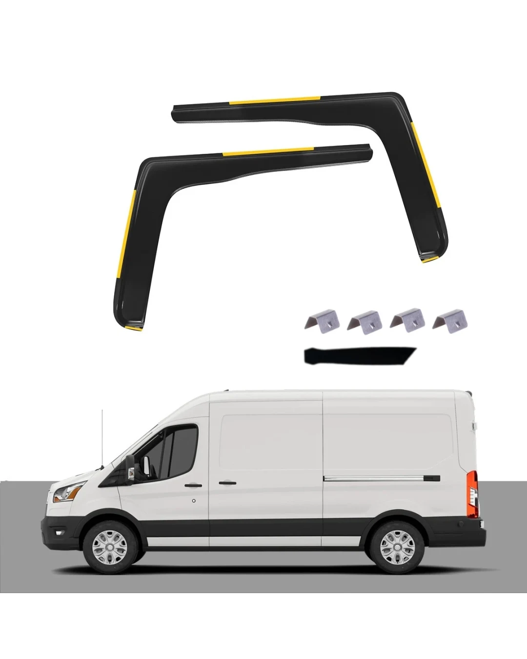 Комплект от 2бр. ветробрани за FORD TRANSIT - 2014+