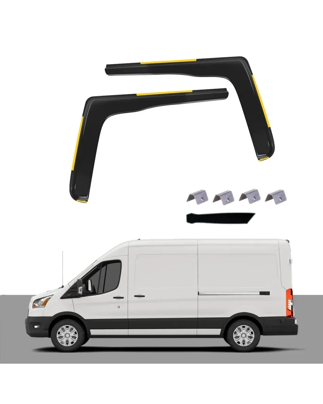Комплект от 2бр. ветробрани за FORD TRANSIT - 2014+