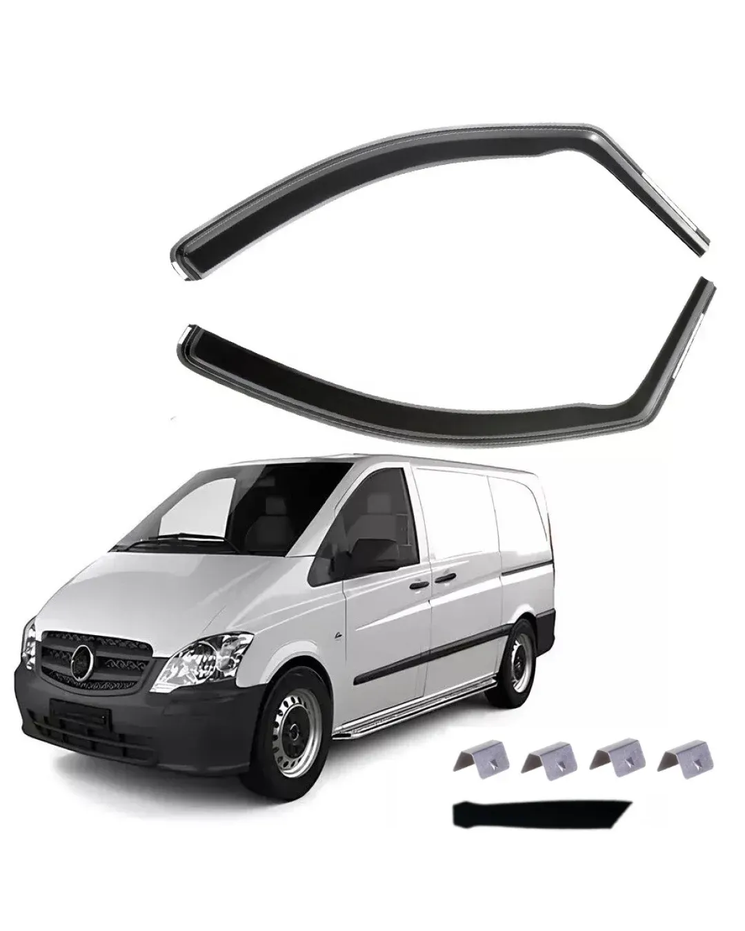Комплект от 2бр. ветробрани за Mercedes VITO / VIANO W639 2003-2014