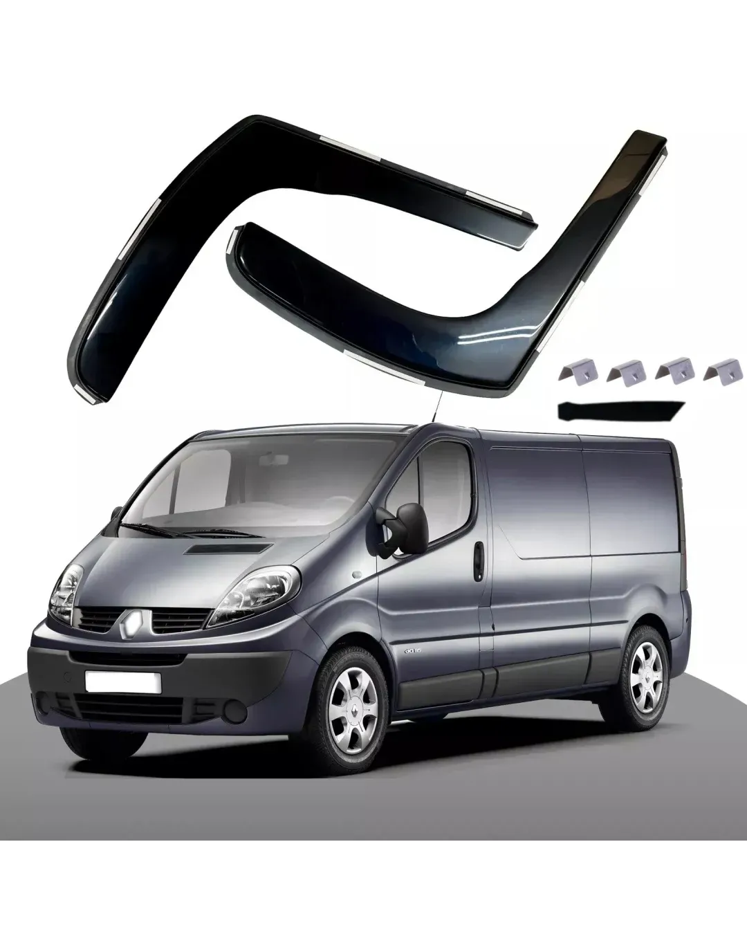 Комплект от 2бр. ветробрани за Renault TRAFIC / Opel VIVARO / Nissan PRIMASTAR 2001 - 2014