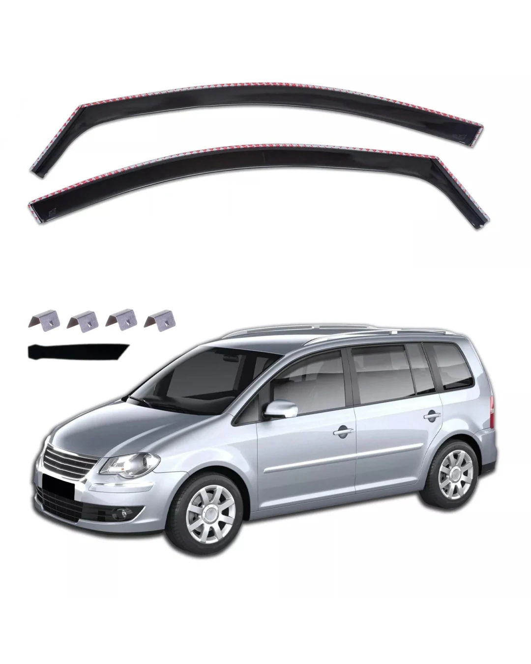 Комплект от 2бр. ветробрани за VW TOURAN 5D 2003 - 2015