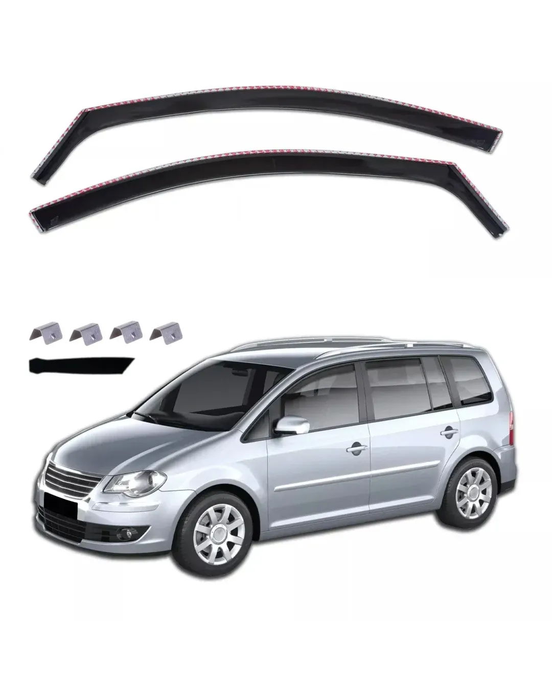 Комплект от 2бр. ветробрани за VW TOURAN 5D 2003 - 2015