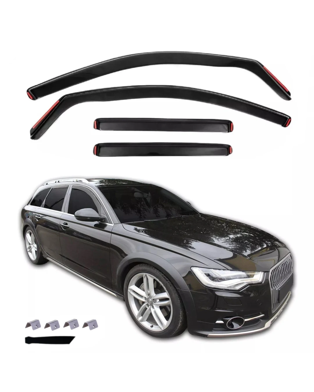 Комплект от 4бр. ветробрани за AUDI A6 C7 - комби - 2011-2018