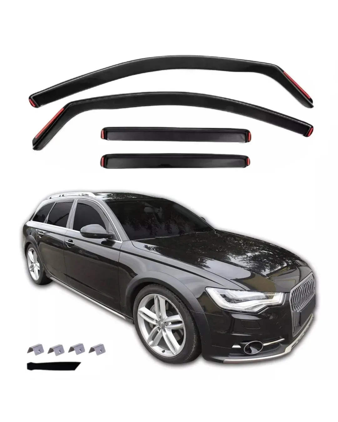 Комплект от 4бр. ветробрани за AUDI A6 C7 - комби - 2011-2018