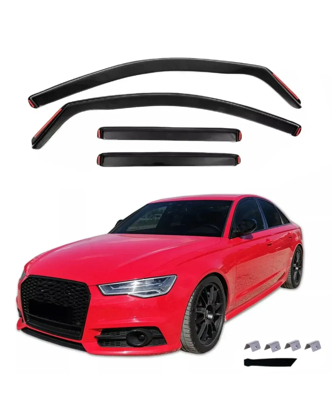 Комплект от 4бр. ветробрани за AUDI A6 C7 - седан - 2011-2018