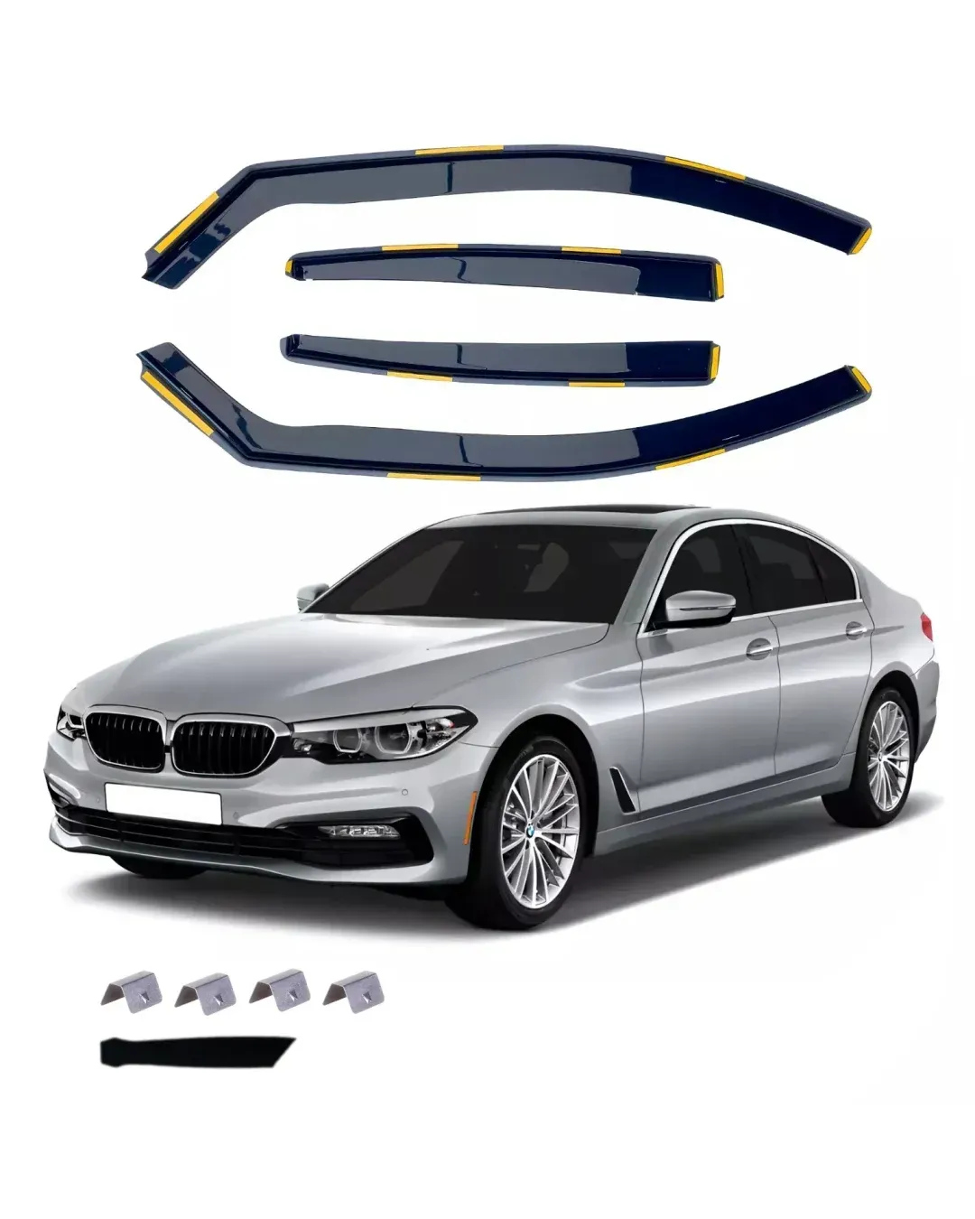 Комплект от 4бр. ветробрани за BMW 5-та серия Седан G30 2018-2022