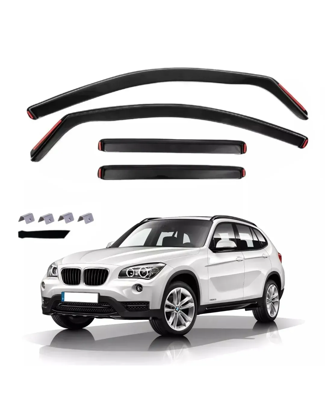 Комплект от 4бр. ветробрани за BMW X1 E84 - 2011-2013 Facelift