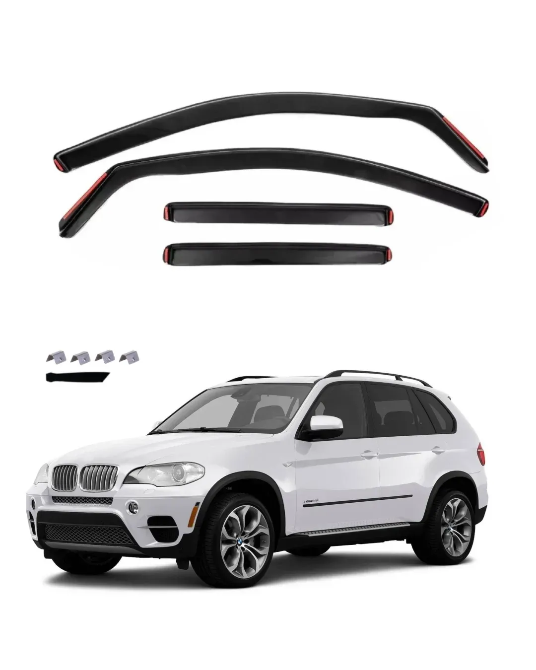 Комплект от 4бр. ветробрани за BMW X5 E70 - 2011-2013 (LCI) Facelift