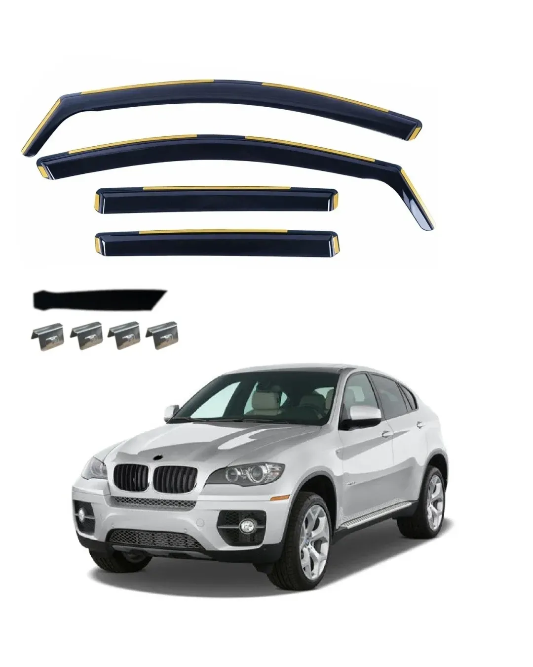 Комплект от 4бр. ветробрани за BMW X6 E71/E72 2008 - 2014 г.