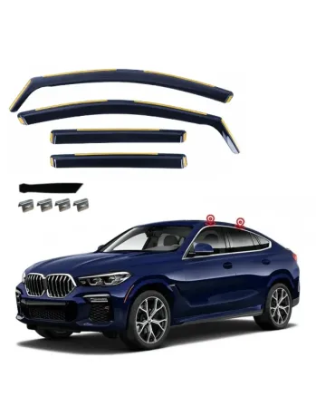 Комплект от 4бр. ветробрани за BMW X6 G06 2019 - 2025 г.