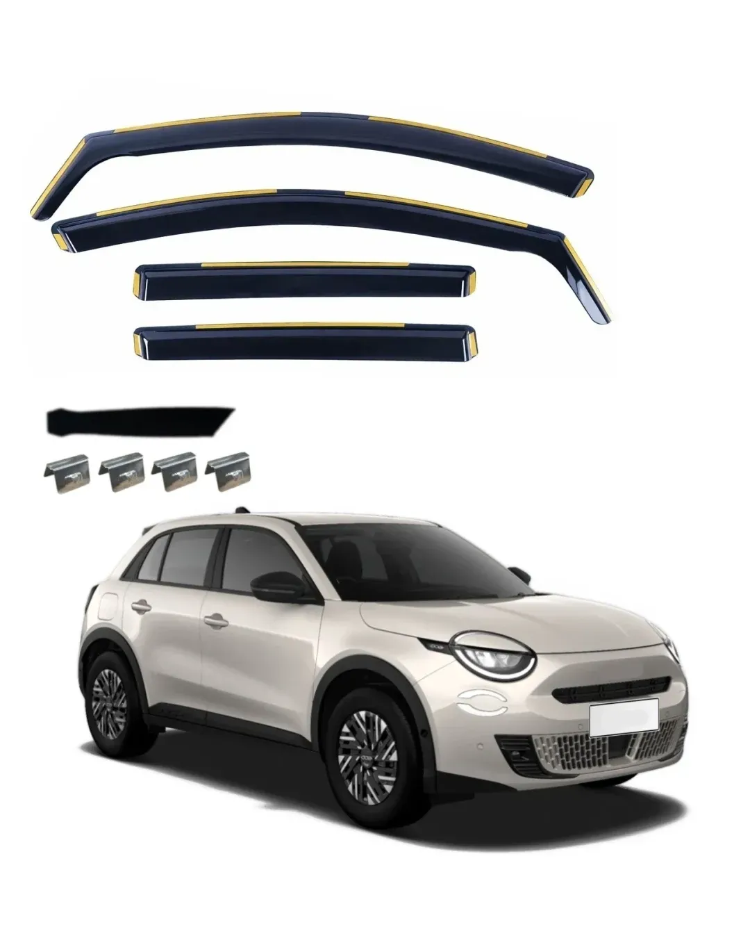 Комплект от 4бр. ветробрани за FIAT 600 2023 г. +