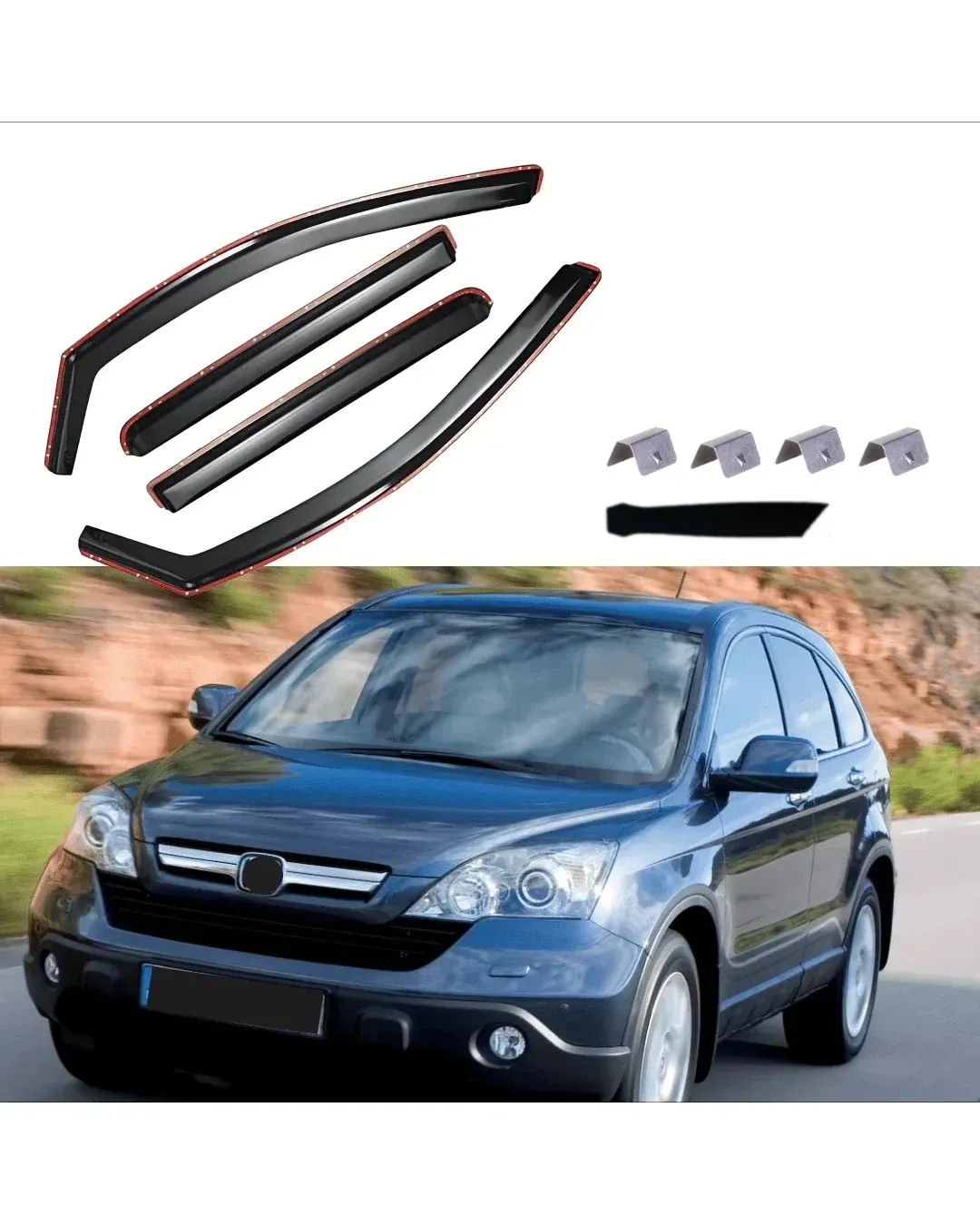 Комплект от 4бр. ветробрани за HONDA CRV 2007-2010