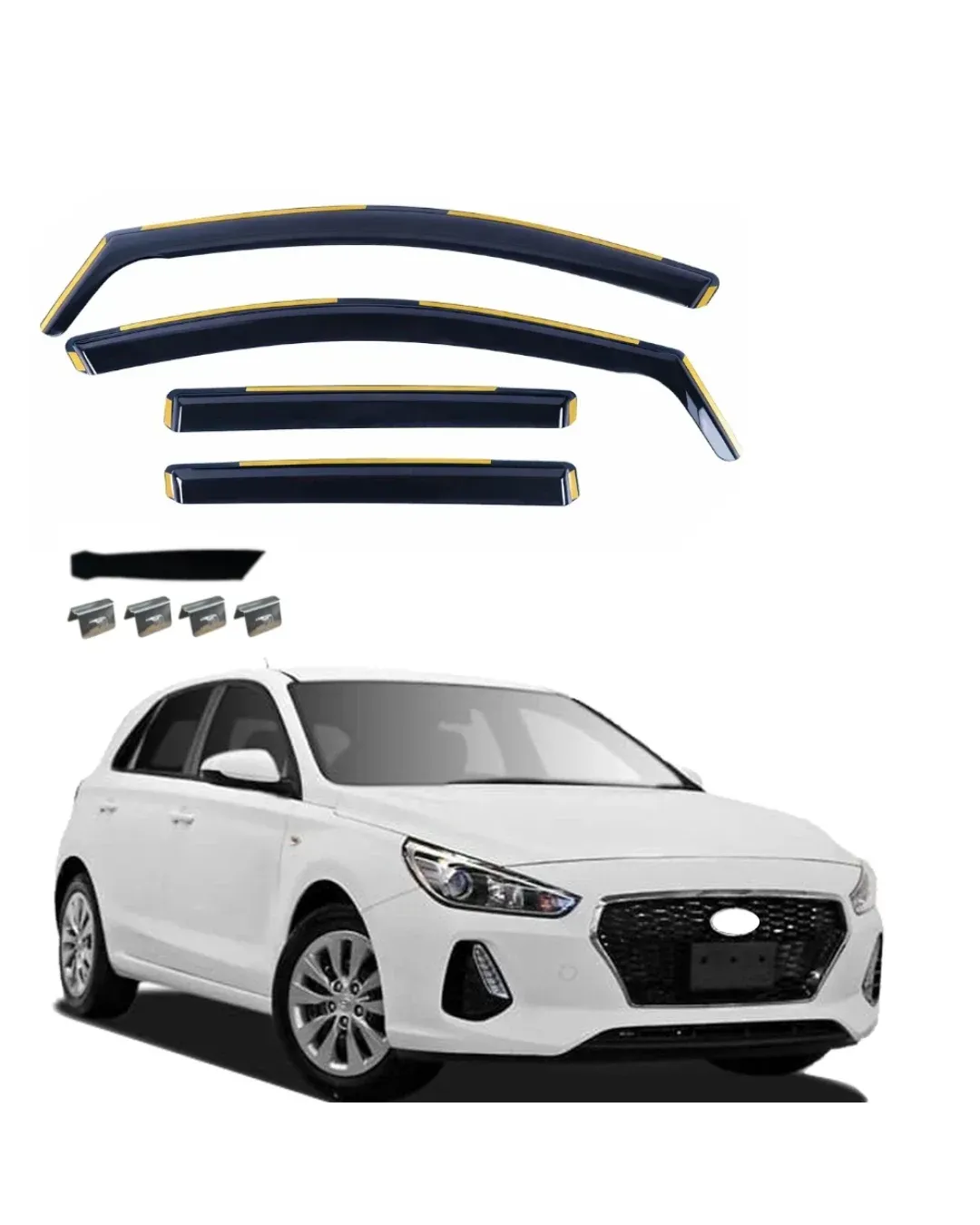 Комплект от 4бр. ветробрани за Hyundai i30 III 2017-2024
