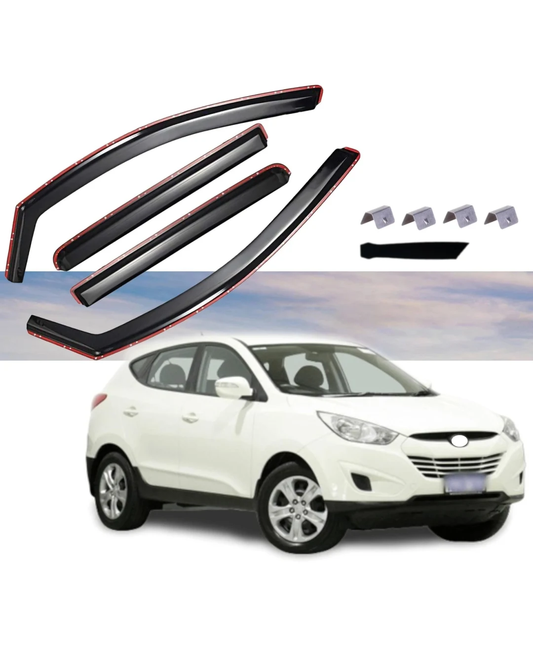 Комплект от 4бр. ветробрани за HYUNDAI IX35 / TUCSON 2010-2015