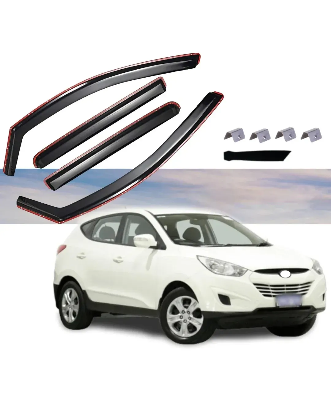 Комплект от 4бр. ветробрани за HYUNDAI IX35 / TUCSON 2010-2015