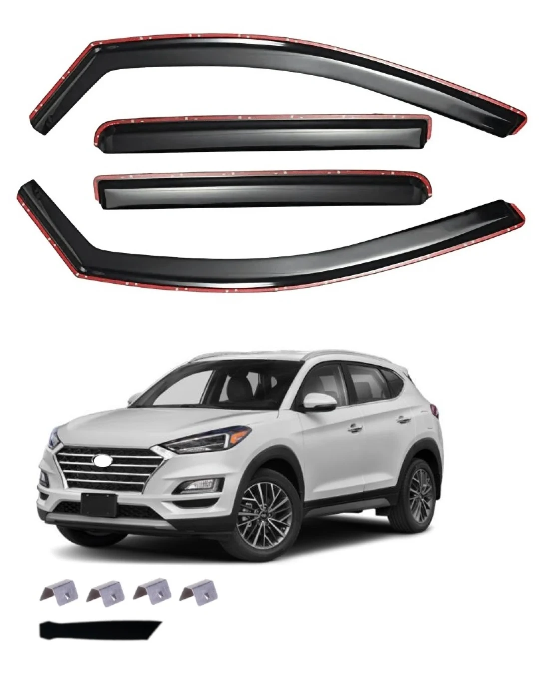 Комплект от 4бр. ветробрани за HYUNDAI TUCSON III 5 врати 2015-2020