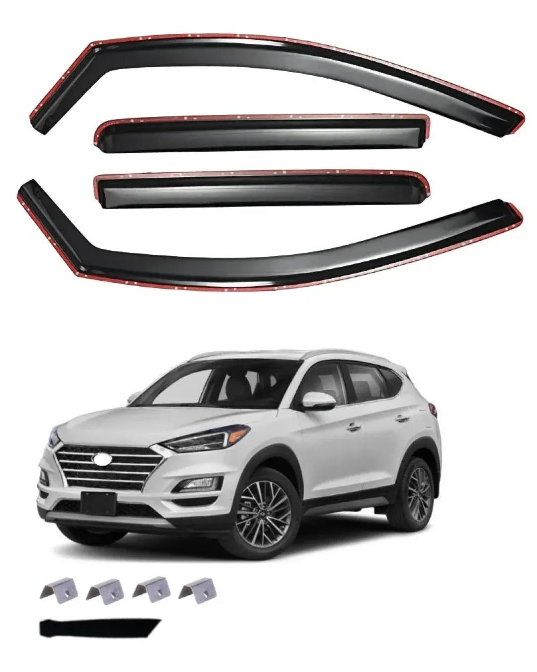 Комплект от 4бр. ветробрани за HYUNDAI TUCSON III 5 врати 2015-2020