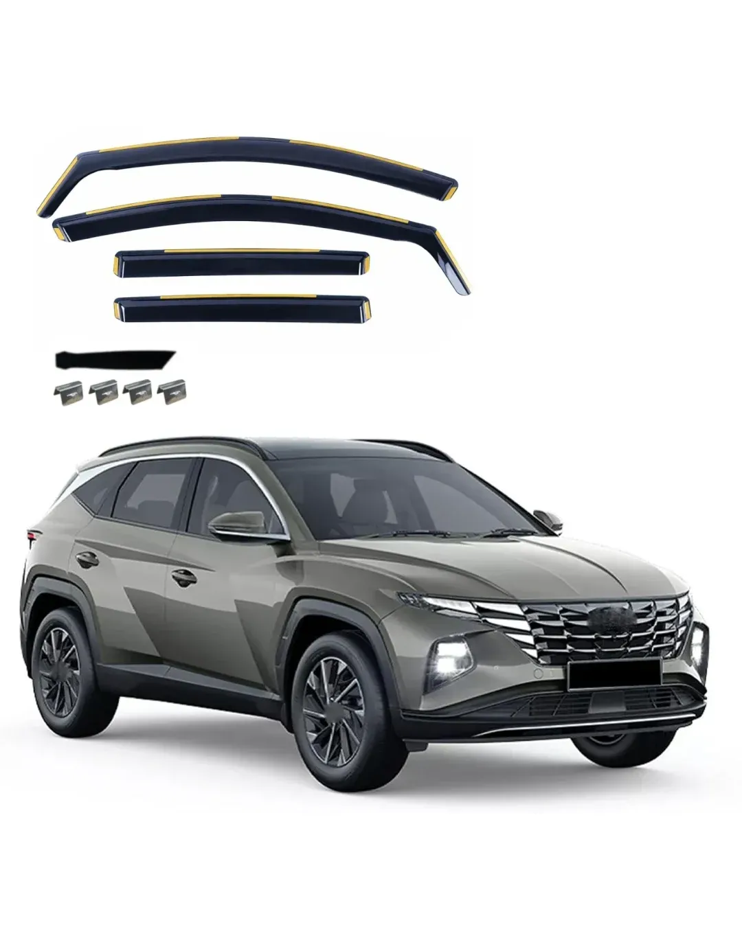 Комплект от 4бр. ветробрани за Hyundai TUCSON IV 2021+