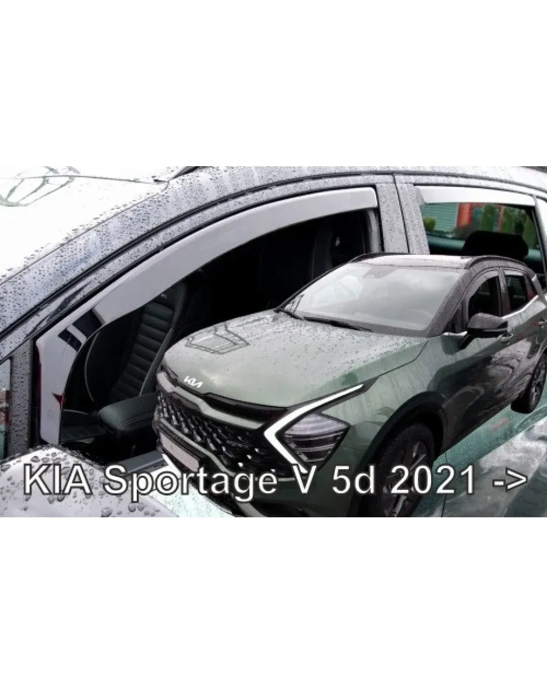 Комплект от 4бр. ветробрани за KIA SPORTAGE V 5 врати Къса база (SHORT WHEEL) след 2021