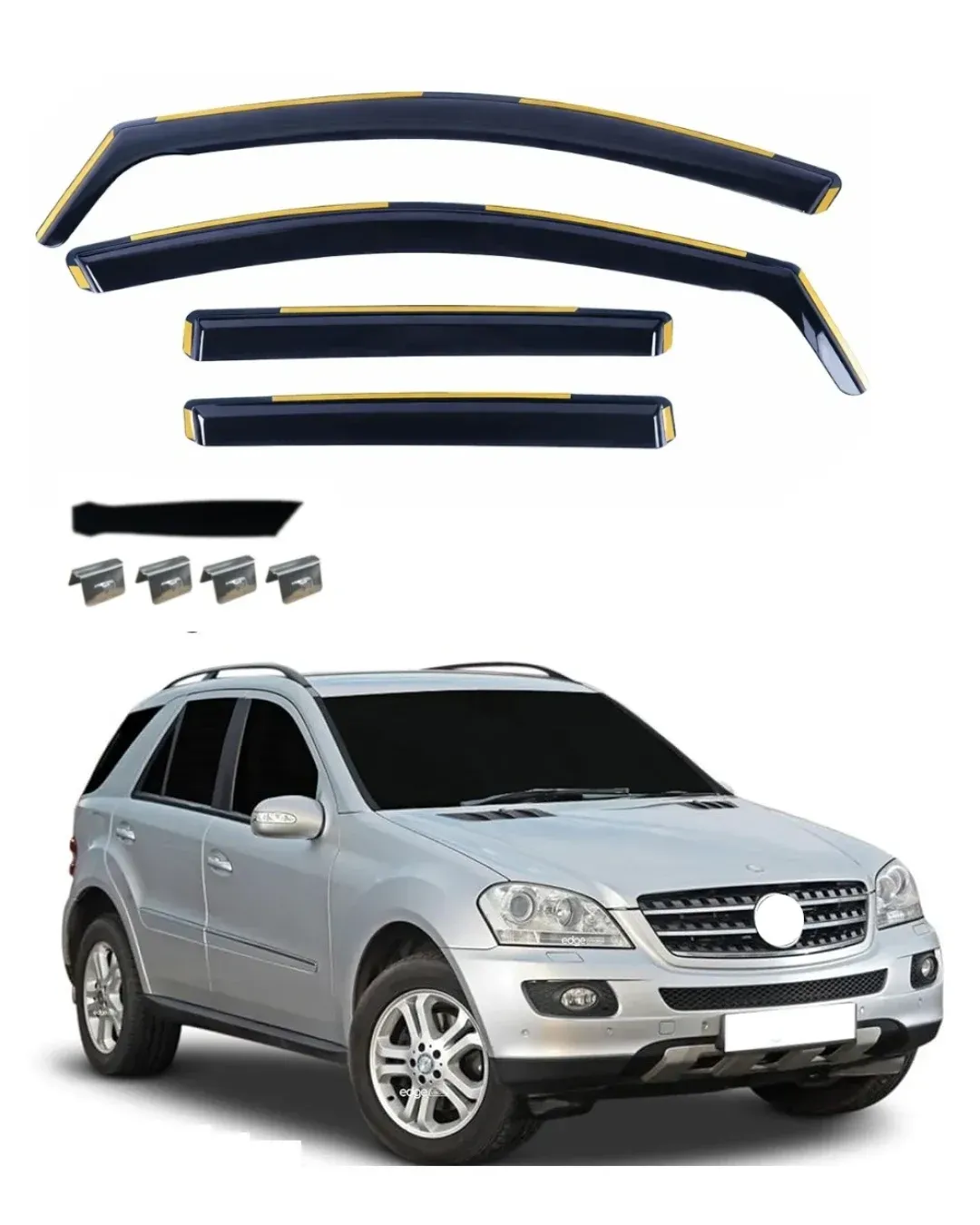Комплект от 4бр. ветробрани за Mercedes Benz ML W164 2005-2011