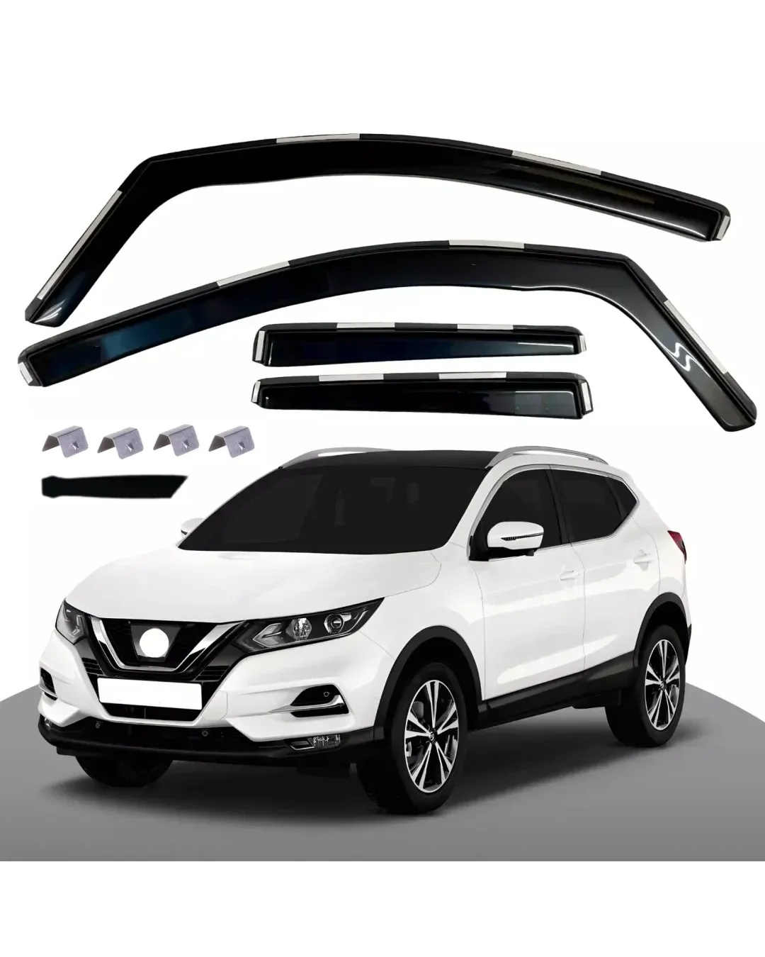 Комплект от 4бр. ветробрани за NISSAN QASHQAI J11 5 врати 2014-2021