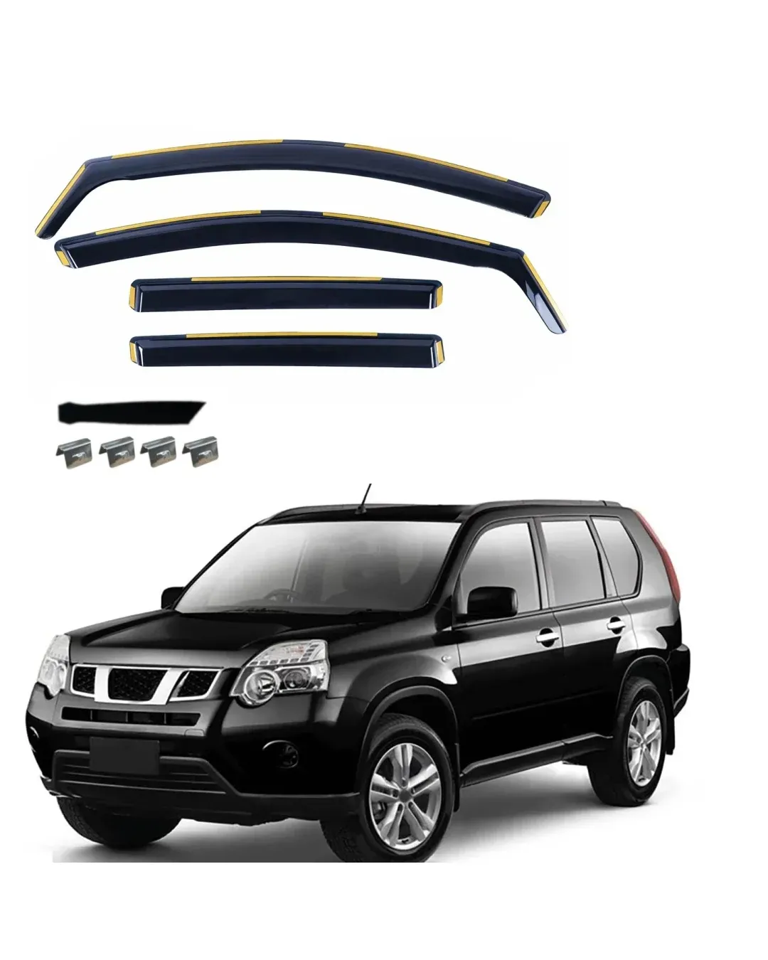 Комплект от 4бр. ветробрани за NISSAN ROGUE / X-TRAIL II (T31) 2008 - 2013 г.