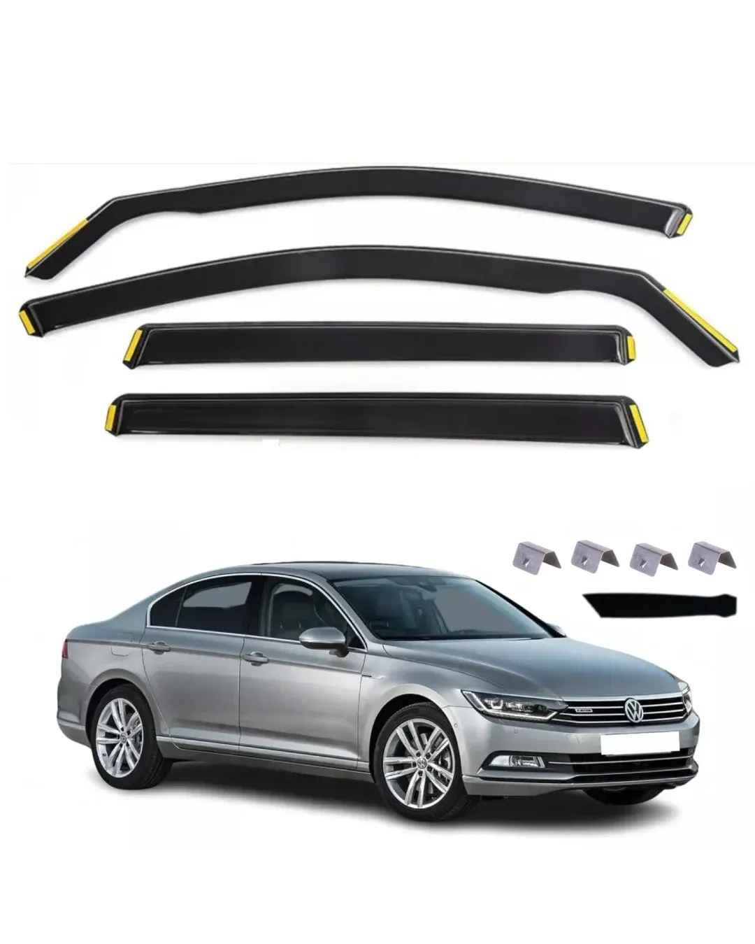Комплект от 4бр. ветробрани за PASSAT B8 4D SEDAN 2015+