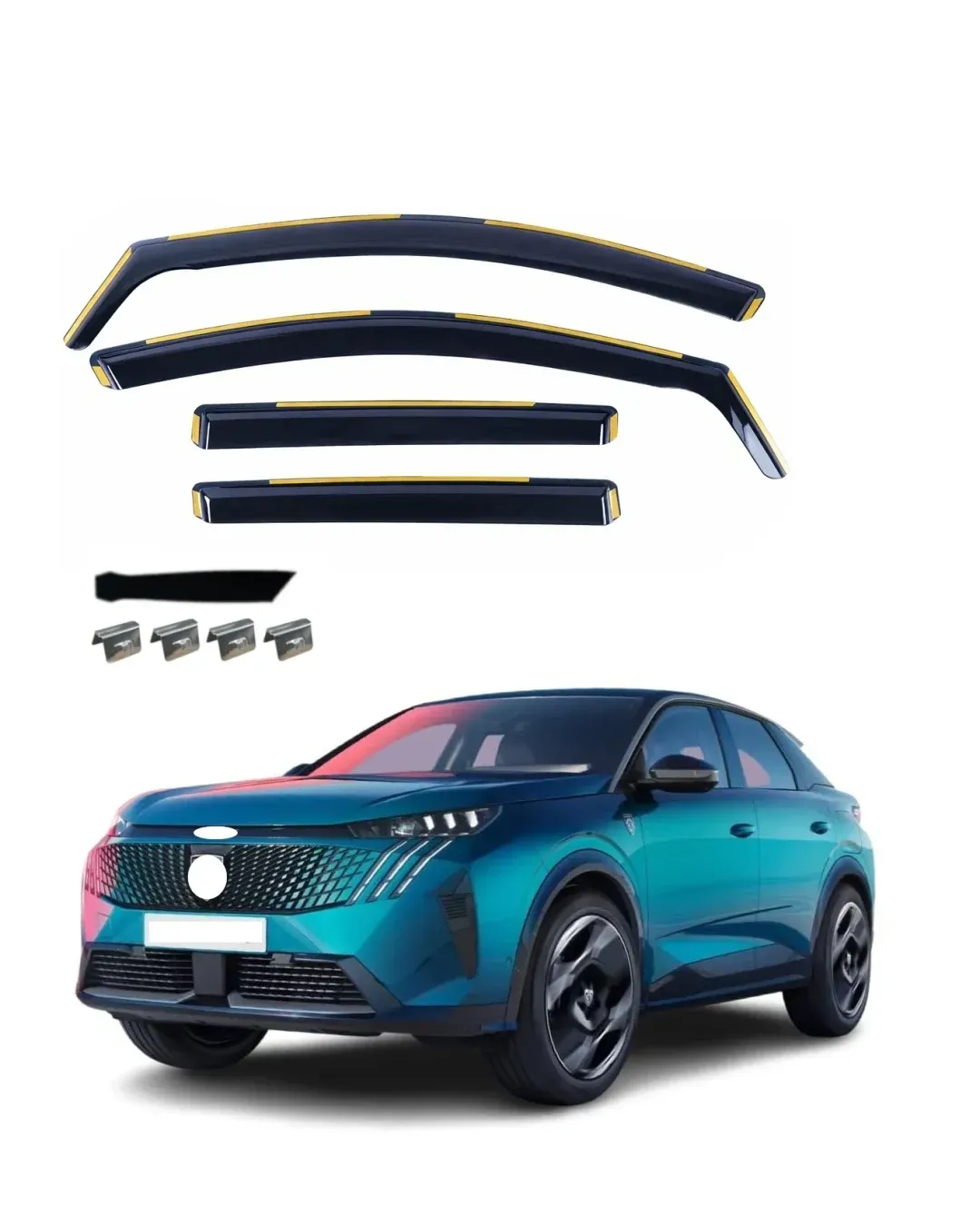 Комплект от 4бр. ветробрани за PEUGEOT 3008 2024 г. +