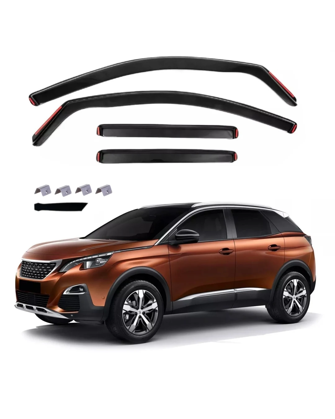 Комплект от 4бр. ветробрани за PEUGEOT II 3008 - 2017-2024