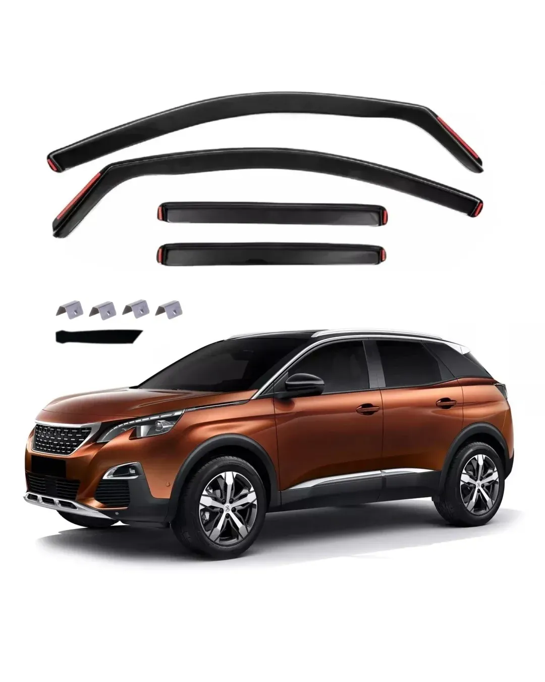 Комплект от 4бр. ветробрани за PEUGEOT II 3008 - 2017-2024