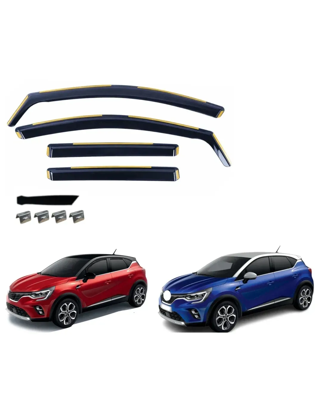 Комплект от 4бр. ветробрани за Renault Captur II 2019 г. + / Mitsubishi ASX II 2023 г. +