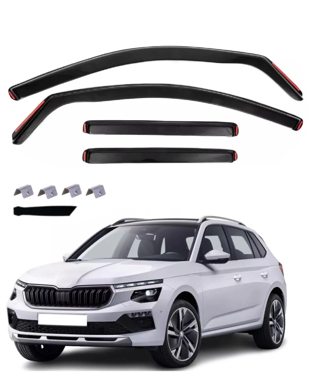 Комплект от 4бр. ветробрани за SKODA KAMIQ Facelift - 2023+