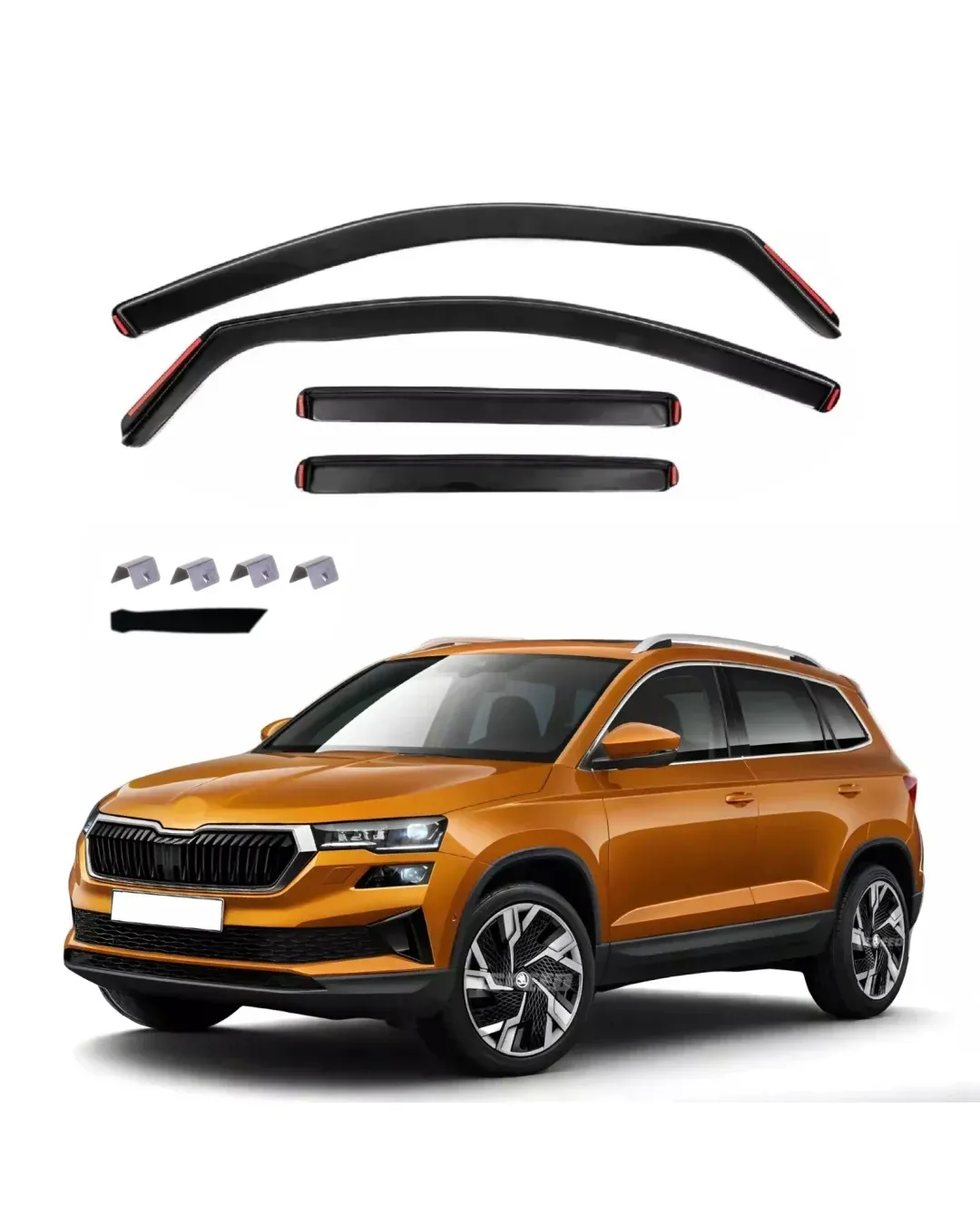 Комплект от 4бр. ветробрани за SKODA KAROQ Facelift - 2021+