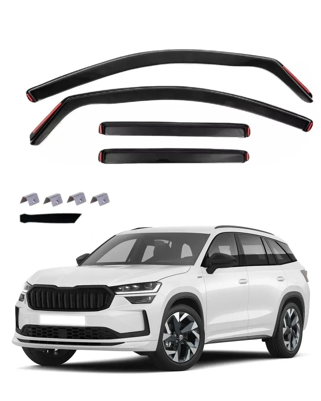 Комплект от 4бр. ветробрани за SKODA KODIAQ - 2024 +