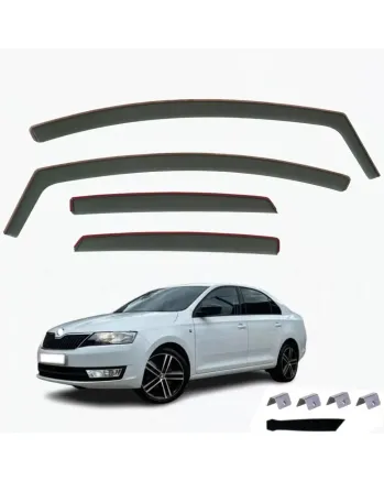 Комплект от 4бр. ветробрани за SKODA RAPID SEDAN 2013+