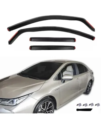 Комплект от 4бр. ветробрани за Toyota Corolla (12-Gen) Седан 2018+