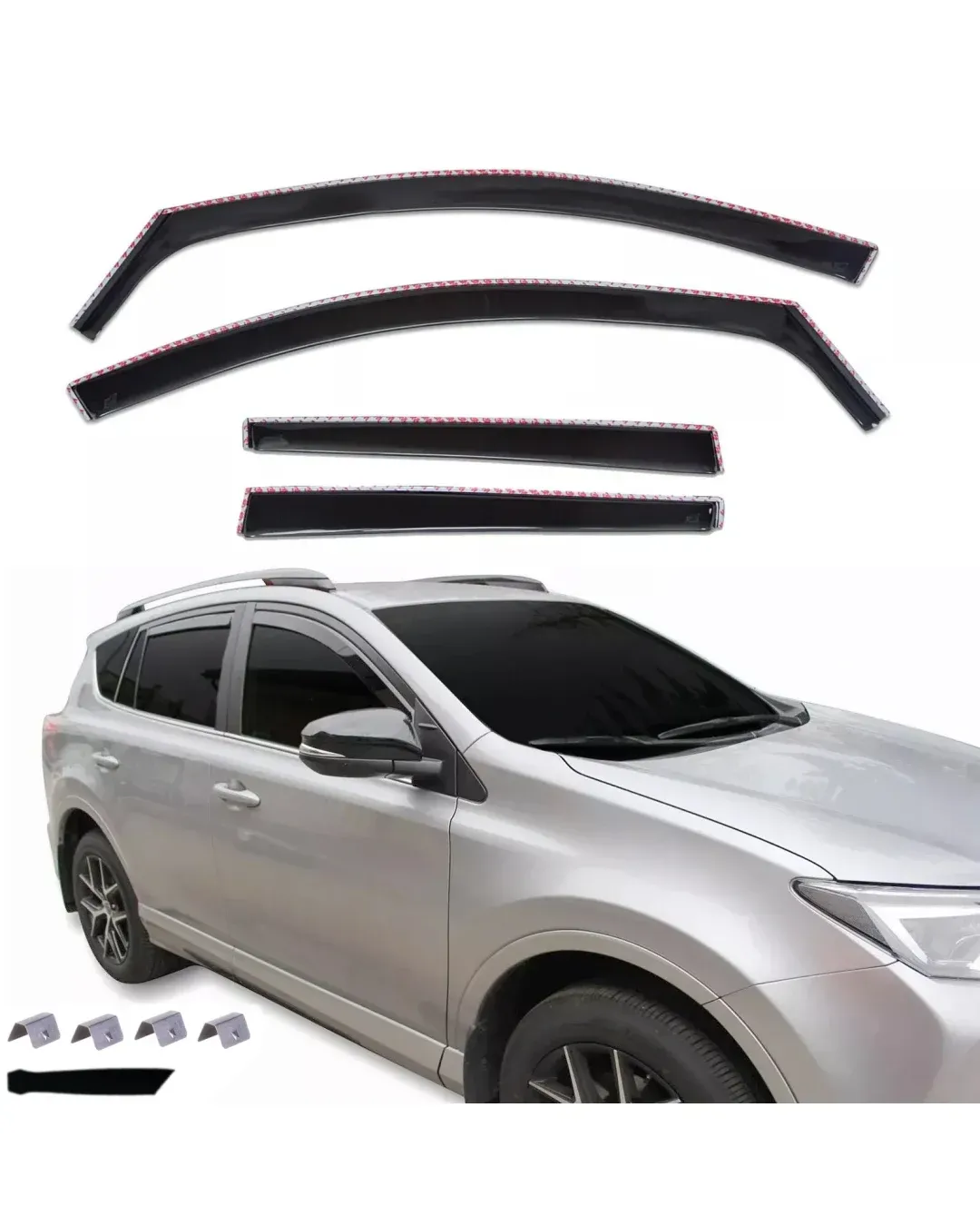 Комплект от 4бр. ветробрани за TOYOTA RAV4 2013 - 2019