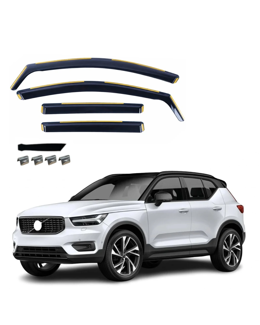 Комплект от 4бр. ветробрани за VOLVO XC40 2019 г. +