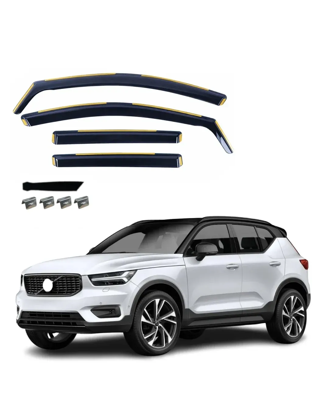 Комплект от 4бр. ветробрани за VOLVO XC40 2019 г. +