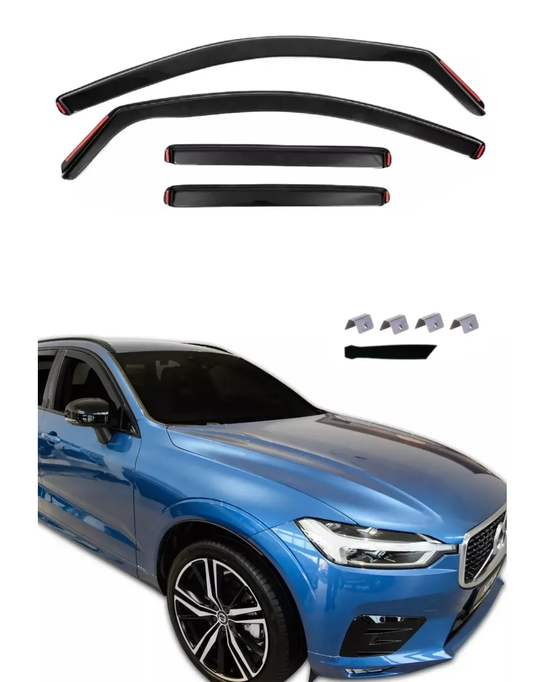 Комплект от 4бр. ветробрани за VOLVO XC60 (2-Gen) 2018+
