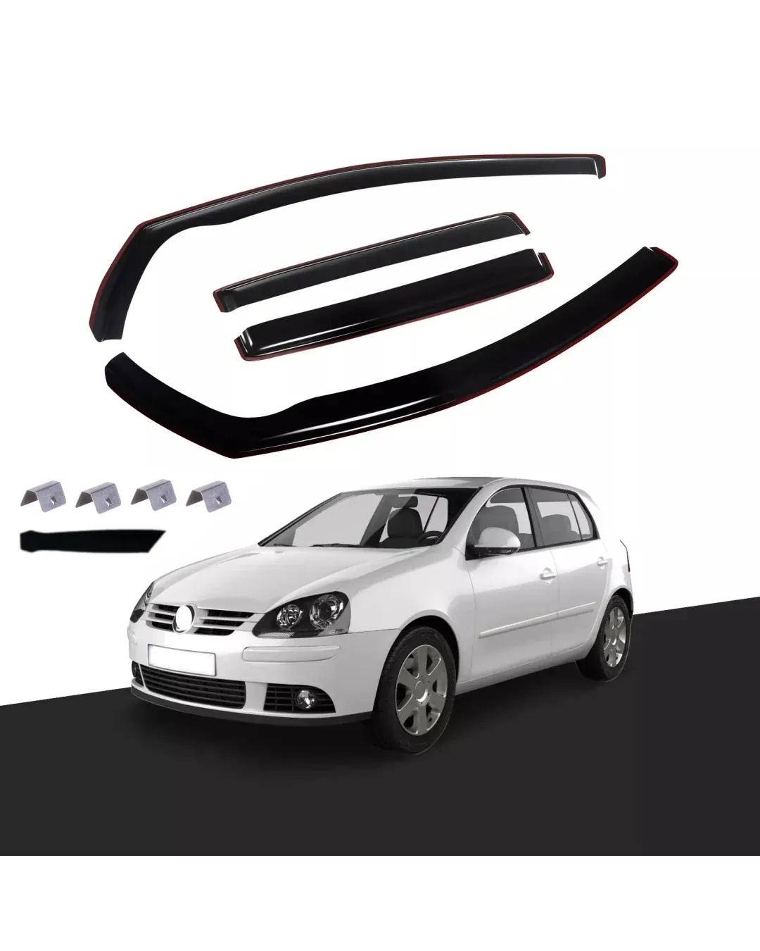 Комплект от 4бр. ветробрани за VW GOLF 5 5 врати Хечбек HTB 2003 - 2008
