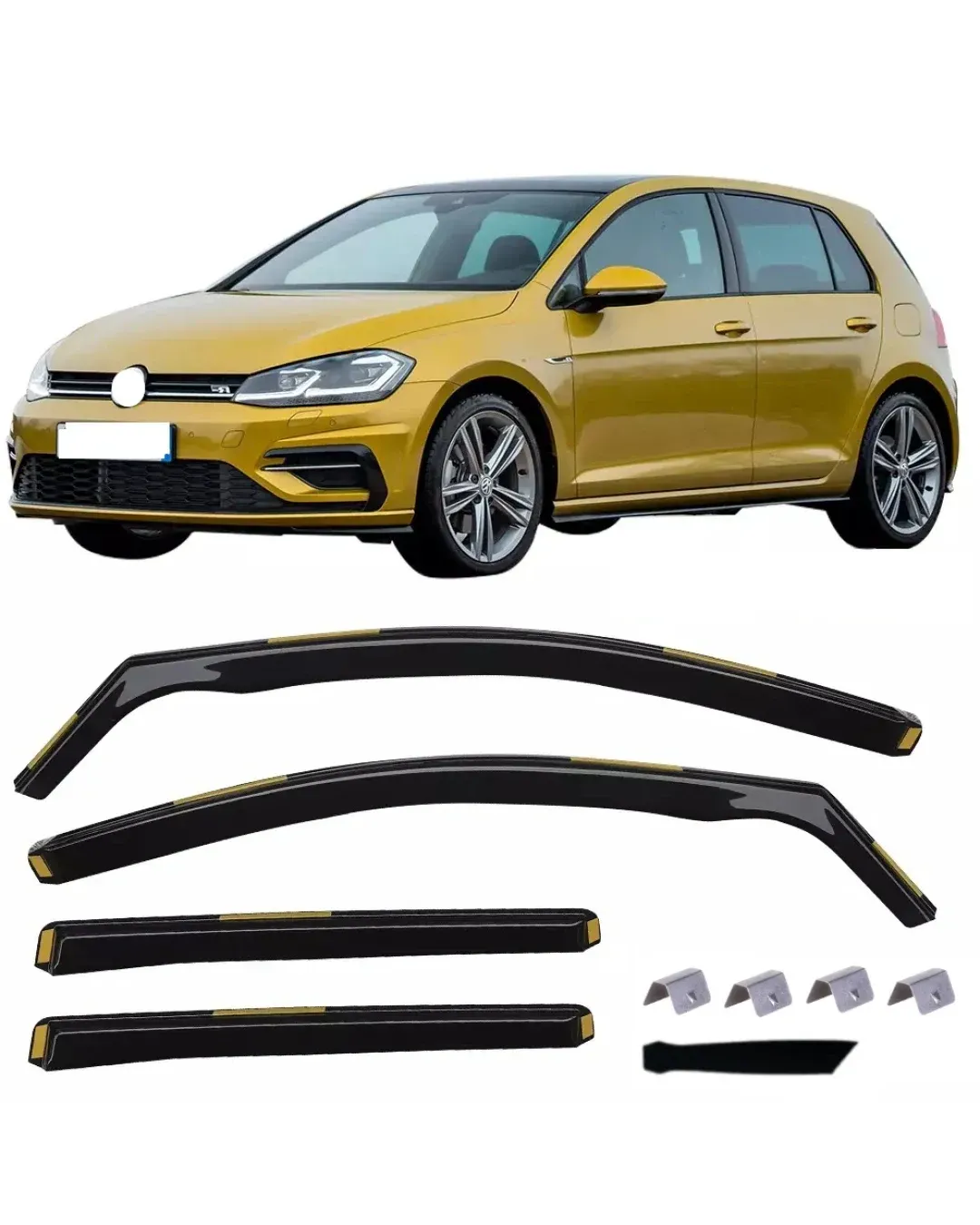 Комплект от 4бр. ветробрани за VW GOLF 7 5D 2012 - 2019