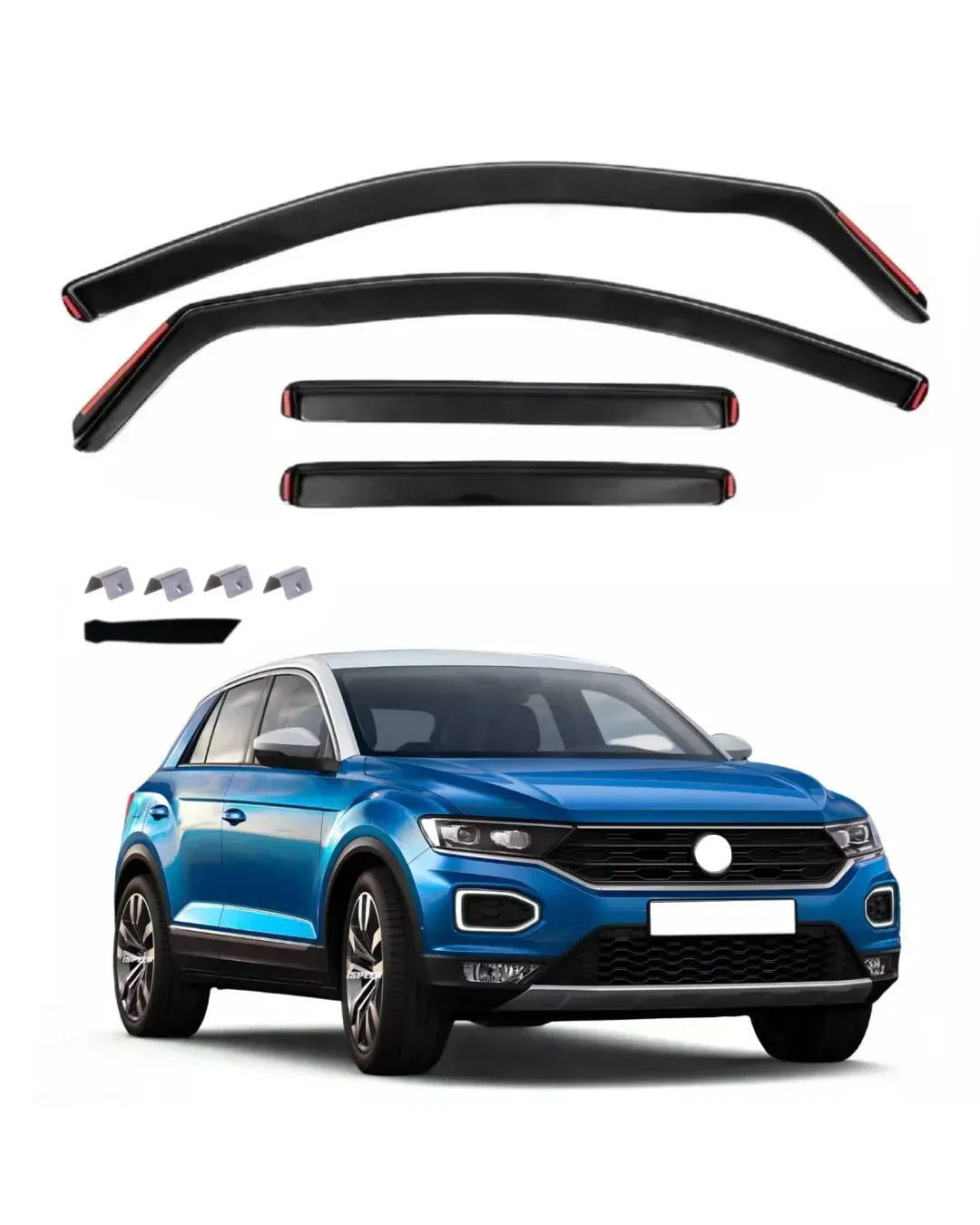 Комплект от 4бр. ветробрани за VW T-ROC (5 врати) - 2017+