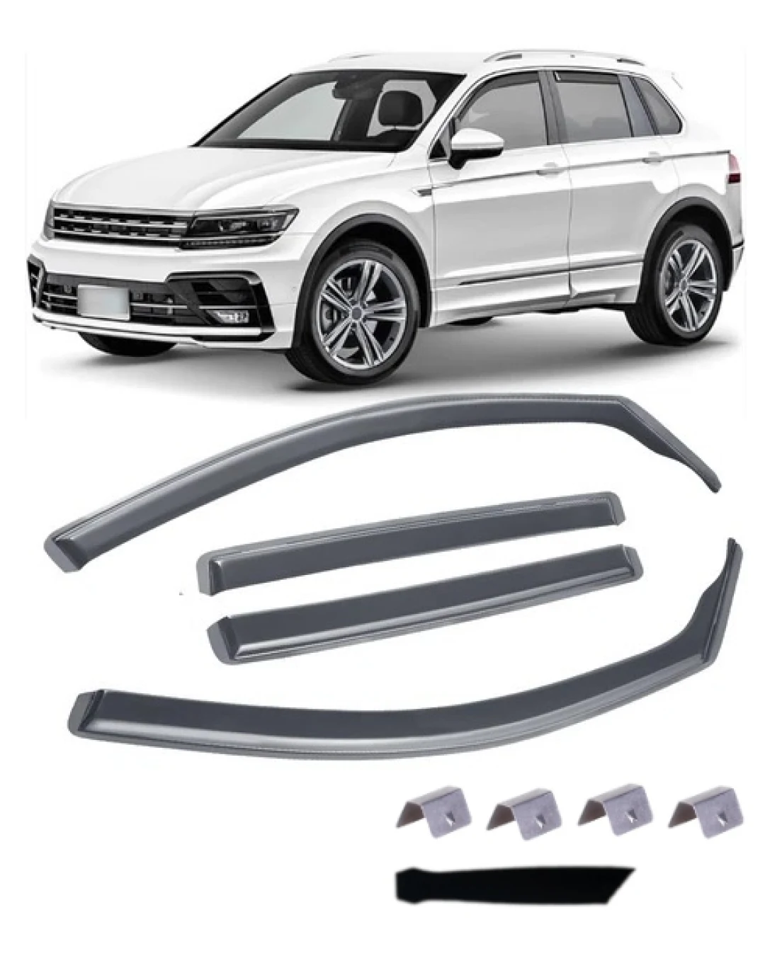Комплект от 4бр. ветробрани за VW TIGUAN 2016 - 2024