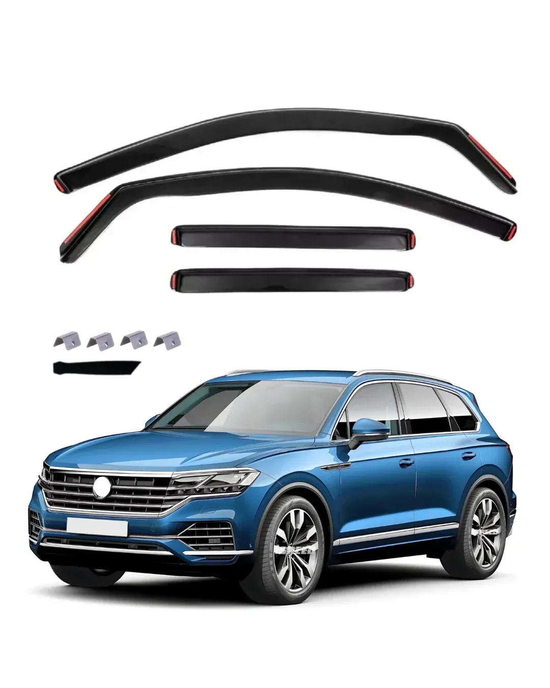 Комплект от 4бр. ветробрани за VW TOUAREG (3-Gen) - 2018-2025