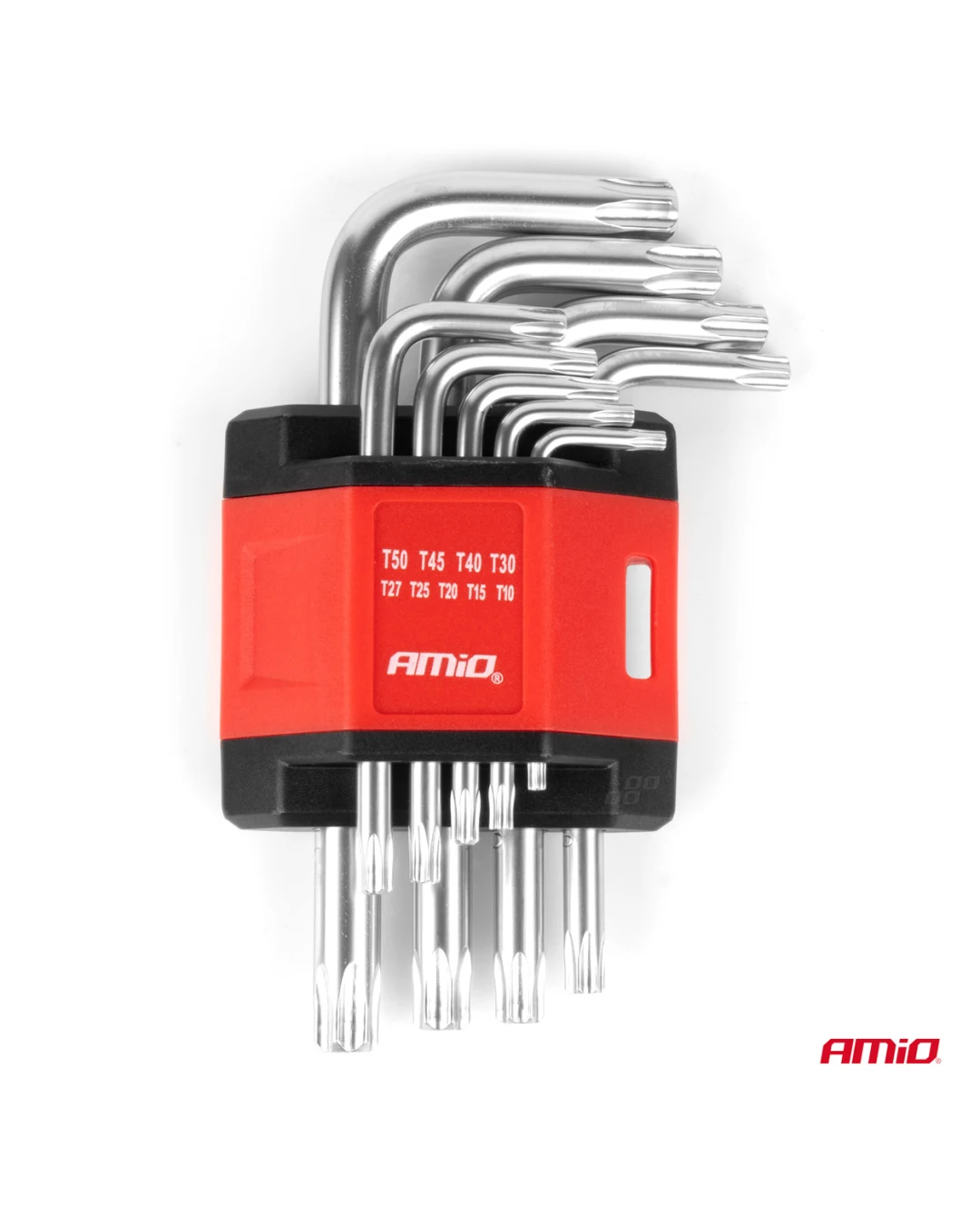 Комплект от 9бр. Г-образни ключове торксове TORX CRV